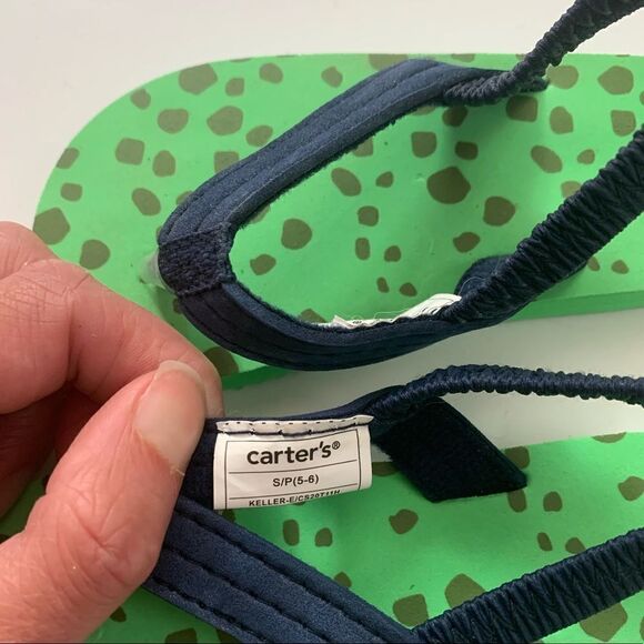 💕3 for $15💕 Carter’s Toddler Flip Flops NWOT - Picture 3 of 3
